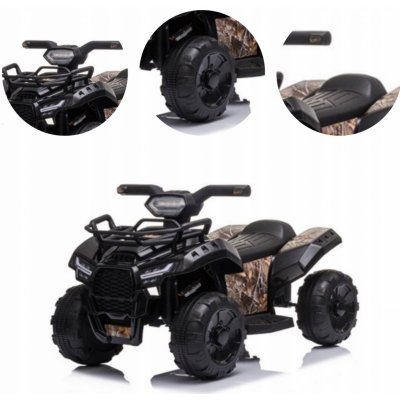 Baby Mix ATV elektrická čtyřkolka černá – Zboží Dáma