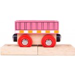 Bigjigs Vagón růžový – Zboží Dáma