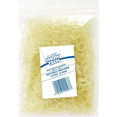 Show Tech Latexové gumičky na top knot Natural 0,8 cm 1000 ks – Zboží Dáma