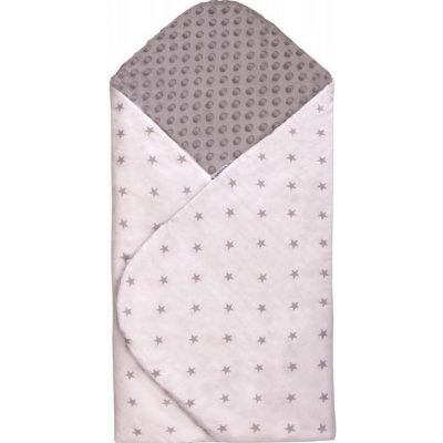 T Tomi zavinovačka Minky bílo šedá šedá hvězdička – Zboží Mobilmania