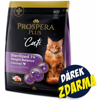 Prospera Plus Sterilized 7+ Chicken Weight Balance 7 kg – Sleviste.cz