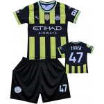 Numberoplus Premium dětský fotbalový dres Komplet Manchester City FC Phil Foden Č.47 – Zboží Mobilmania