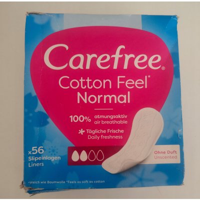 Carefree slipové vložky Cotton Feel Normal Aloe 56 ks – Hledejceny.cz
