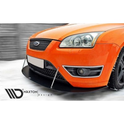 Maxton Design "Racing" spoiler pod přední nárazník pro Ford Focus ST Mk2, plast ABS bez povrchové úpravy – Zboží Mobilmania