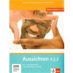 Aussichten A2.2 Kurs-Arbeitsbuch - Čtvrtý díl šestidílného učebního souboru němčiny pro dospělé studenty s CD a DVD - L.Ros El Hosni, O. Swerlowa, S. Klötzer – Hledejceny.cz