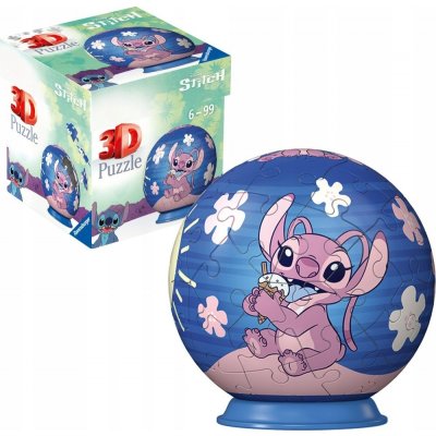 RAVENSBURGER 3D Puzzleball Disney: Stitch Angel 54 ks – Zboží Dáma