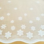 VÁNOČNÍ žakárová záclona VLOČKY II 40 cm – Hledejceny.cz