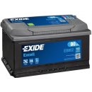 Exide Excell 12V 80Ah 700A EB802