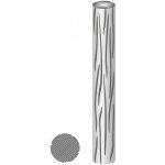 Kovoinox Tyč kruhová plná 16-20mm, černá, zdobená-vzor réva, 1100 mm – Hledejceny.cz