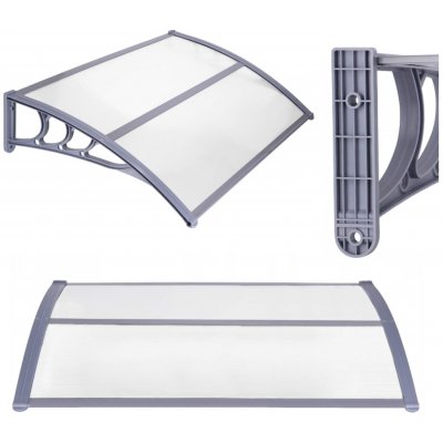 Springos Polyroof 120x75 cm šedá/transparentní – Hledejceny.cz