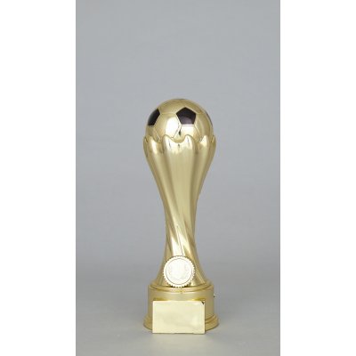 Fotbalová trofej zlatá 16 31 cm 16 cm – Sleviste.cz