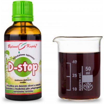 Bylinné kapky Bylinkářovo tajemství D-stop tinktura 50 ml – Hledejceny.cz