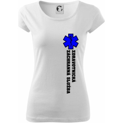 Hvězda života zdravotnická záchranná služba Pure dámské triko Bílá