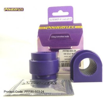 Powerflex Silentbloky Škoda Octavia II 1Z 04- Front Anti Roll Bar Bush 24mm 3 – Zboží Mobilmania