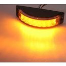 Stualarm Výstražné LED světlo vnější, oranžové, 12-24V