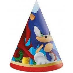 Procos Párty kloboučky Sonic 6ks