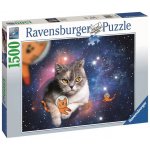 RAVENSBURGER Kočky ve vesmíru 1500 dílků – Zboží Dáma