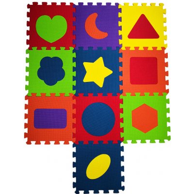 Cosing Eva Puzzle podložka Tvary 32x32x1 cm – Zboží Mobilmania