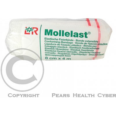 Mollelast Obinadlo elastické fixační 4cm x 4m 1 ks