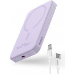 Baseus MagSafe USB-C 5000mAh 20W fialová – Zboží Mobilmania