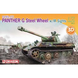Dragon Model Kit tank 7697 Panther G Steel Wheel w/IR Sights 1:72