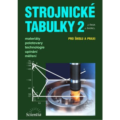 Strojnické tabulky 2 pro školu a praxi - MATERIÁLY, POLOTOVARY, TECHNOLOGIE, UPÍNÁNÍ, MĚŘENÍ - Jaroslav Řasa, Josef Švercl – Zboží Mobilmania