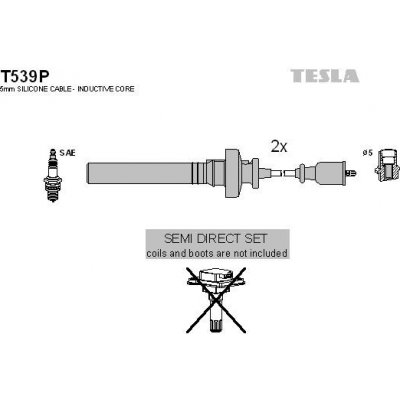 Sada kabelů pro zapalování TESLA T539P – Hledejceny.cz