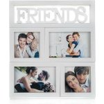 HOME DECOR fotorámeček FRIENDS 28x31cm, 4 fotky – Sleviste.cz
