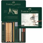 Faber-Castell Sada PITT Monochrome 21 ks v plechu – Hledejceny.cz