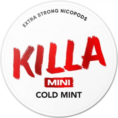 Killa Mini Cold Mint 8,25 mg Mini 28 sáčků – Sleviste.cz