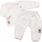 Rostoucí pletený svetřík a kalhoty s kapsou Hand Made 2D Nature smetanový – Zboží Dáma