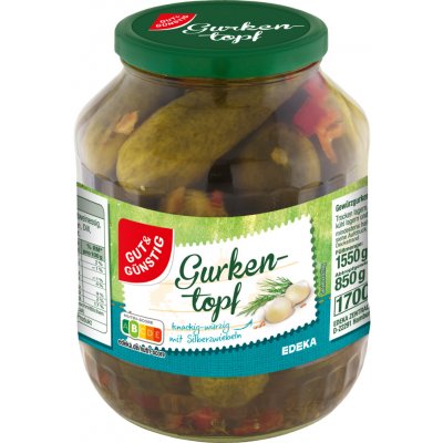 G&G nakládané okurky v kořeněném nálevu 720 ml – Zboží Dáma