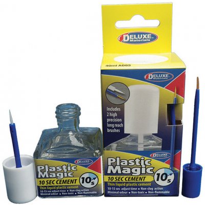 Deluxe Materials Plastic Magic 10sec bezbarvé lepidlo na plasty 40 ml – Zboží Dáma