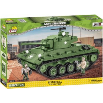 COBI 2543 World War II Americký lehký Tank M24 Chaffee II WW