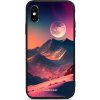 Pouzdro a kryt na mobilní telefon Apple Pouzdro Mobiwear Glossy Apple iPhone XS - G008G Pahorky s měsícem