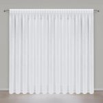 EUROFIRANY ZÁCLONA NA PÁSCE ELPIDIA 350X250 CM BÍLÁ – Hledejceny.cz