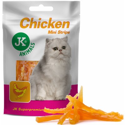 JK Animals Meat Snack kuře Strips 50 g – Zboží Mobilmania