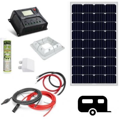 VSelektro Solar kit 100 Wp 100W – Zbozi.Blesk.cz