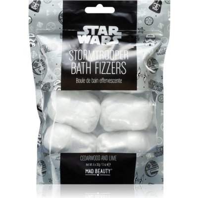 Mad Beauty Šumivé bomby do koupele Star Wars Storm Trooper (Bath Fizzers) 6 x 30 g – Zboží Mobilmania