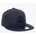 New Era 9FIFTY NBA Black on Black Los Angeles Lakers Snapback Black/Black – Zboží Mobilmania