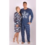 Bicykle pyžamo dlouhé tmavě modrá – Sleviste.cz