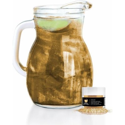 Brew Glitter Jedlé třpytky do nápojů zlatá Gold 4 g