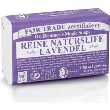 Dr. Bronner´s tuhé mýdlo Lavender 140 g