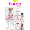 Cívka pro šicí stroje Burda Střih Burda 8308 - Oblečky pro panenky