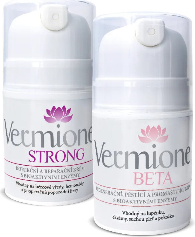 Vermione Balíček na ekzém Strong 50 ml + Beta 50 ml dárková sada