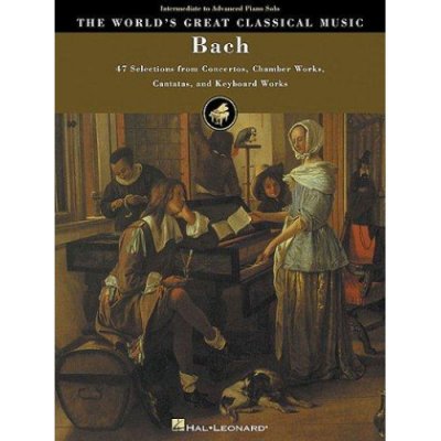 The World's Great Classical Music: Bach Intermediate/Advanced Piano noty sólo klavír – Sleviste.cz