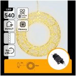 Aigostar B.V. Aigostar - LED Venkovní ván dekorace 540xLED/6W/230V IP44 teplá bílá 45 cm kruh B10303ADNX – Hledejceny.cz