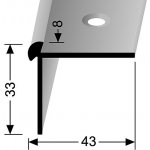 Küberit 875 F16 Schodový profil – Zboží Mobilmania