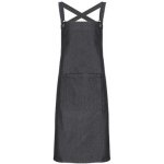 Premier Workwear Zástěra se zkříženými zády pro baristy PR129 Black Denim 72x86cm – Hledejceny.cz