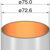 Modelářské nářadí Klima papírová trubka 75x250mm KL-207525000